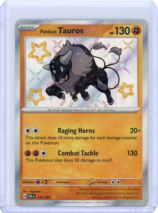Paldean Tauros - 172/091 - SV: Paldean Fates
