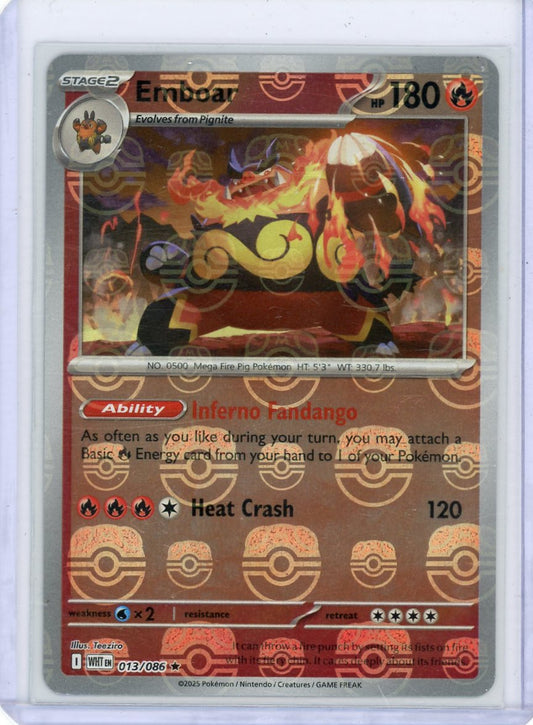 Emboar (Master Ball Pattern) - SV: White Flare