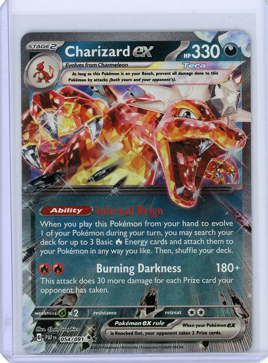 Charizard ex - 054/091 - SV: Paldean Fates