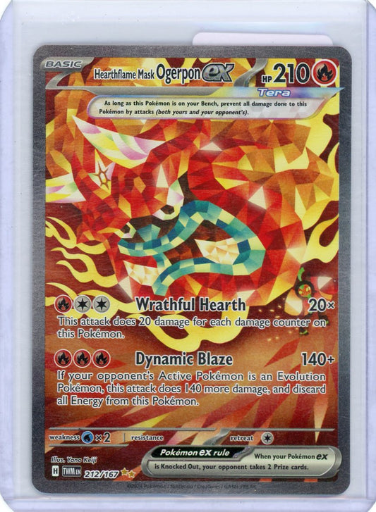 Hearthflame Mask Ogerpon ex - 212/167 - SV06: Twilight Masquerade