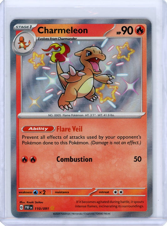 Charmeleon - 110/091 - SV: Paldean Fates