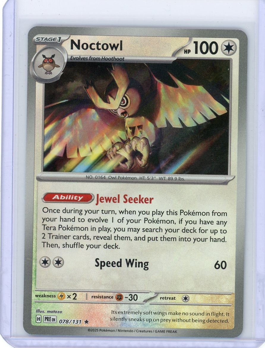 Noctowl (Master Ball Pattern) - SV: Prismatic Evolutions