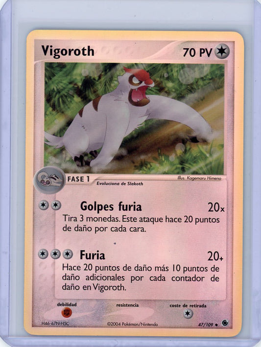 Vigoroth - Ruby and Sapphire - Reverse Holo - Spanish