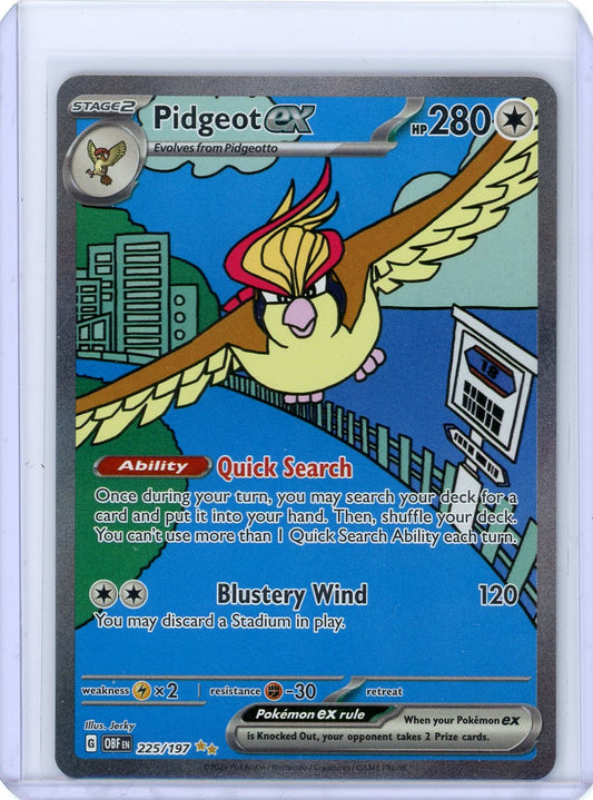 Pidgeot ex - 225/197 - SV03: Obsidian Flames