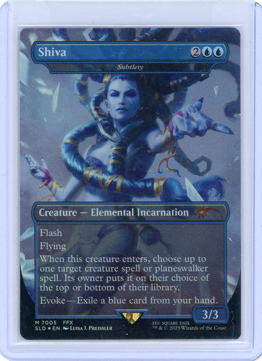 Shiva - Subtlety (Rainbow Foil) - Secret Lair Drop Series