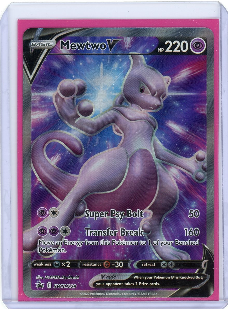 Mewtwo V - SWSH229 - SWSH: Sword & Shield Promo Cards