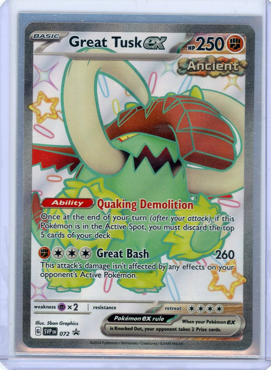 Great Tusk ex - 072 - SV: Scarlet & Violet Promo Cards