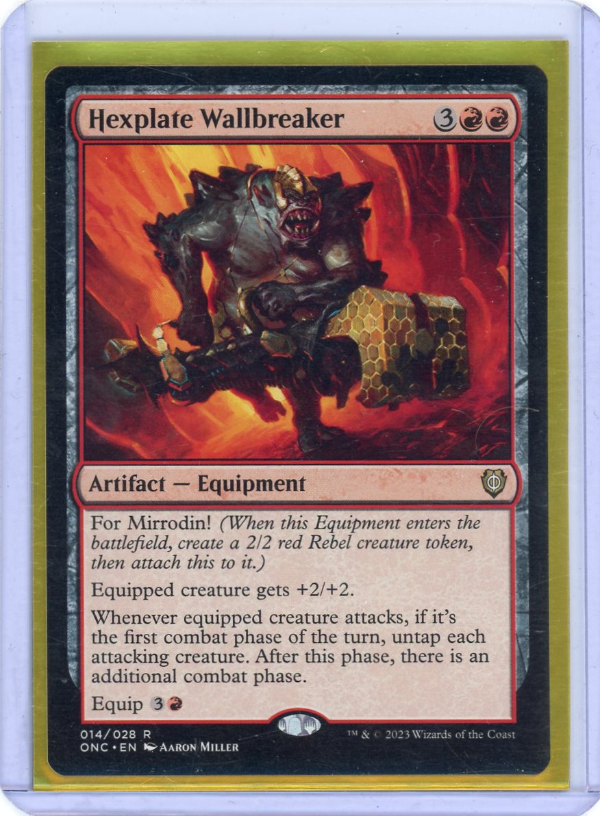 Hexplate Wallbreaker - Commander: Phyrexia: All Will Be One