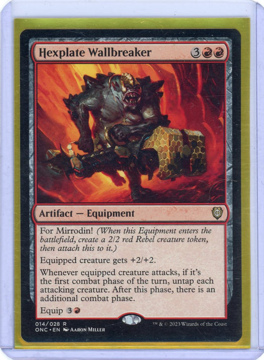 Hexplate Wallbreaker - Commander: Phyrexia: All Will Be One