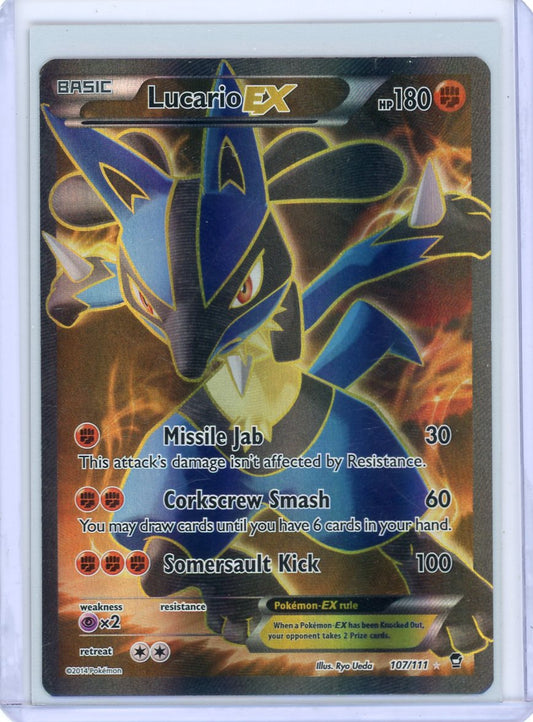 Lucario EX (107 Full Art) - XY - Furious Fists