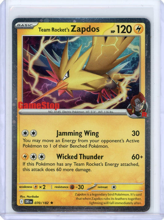 Team Rocket's Zapdos (Gamestop Exclusive) - Miscellaneous Cards & Products