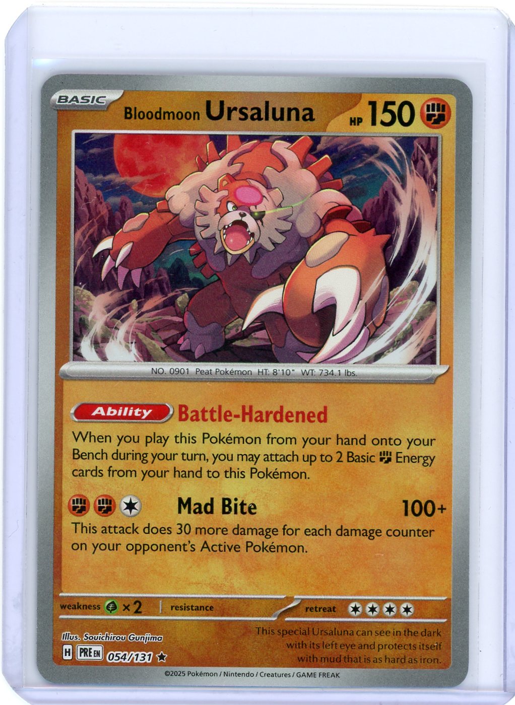Bloodmoon Ursaluna (Master Ball Pattern) - SV: Prismatic Evolutions #54