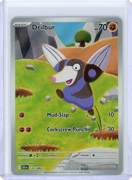 Drilbur - 124/086 - SV: Black Bolt