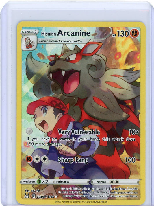 Hisuian Arcanine - SWSH: Lost Origin Trainer Gallery - TG08/TG30
