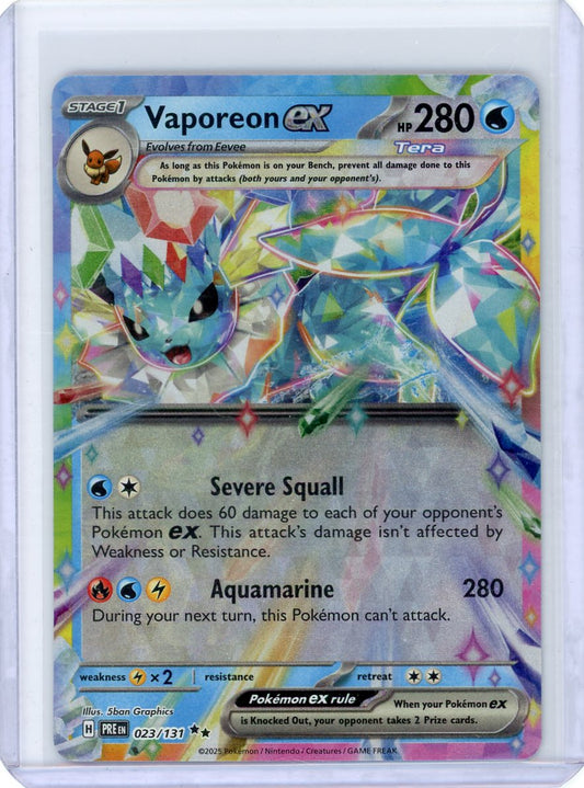 Vaporeon ex - 023/131 - SV: Prismatic Evolutions