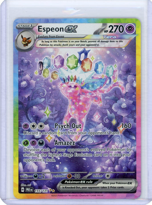 Espeon ex - 155/131 - SV: Prismatic Evolutions (PRE) Near Mint