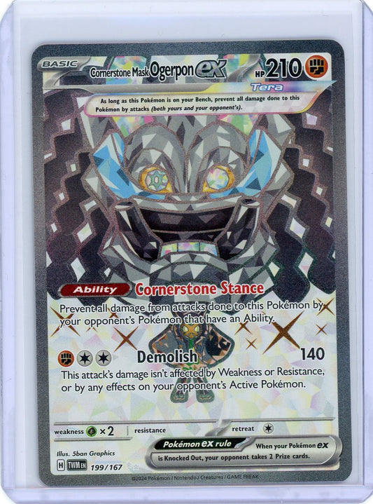 Cornerstone Mask Ogerpon ex - 199/167 - SV06: Twilight Masquerade