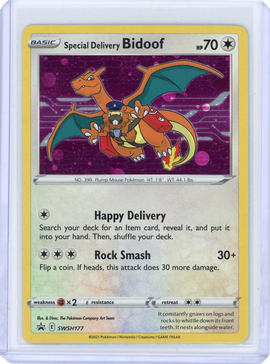 Special Delivery Bidoof - SWSH: Sword & Shield Promo Cards [CLEAN][NM]