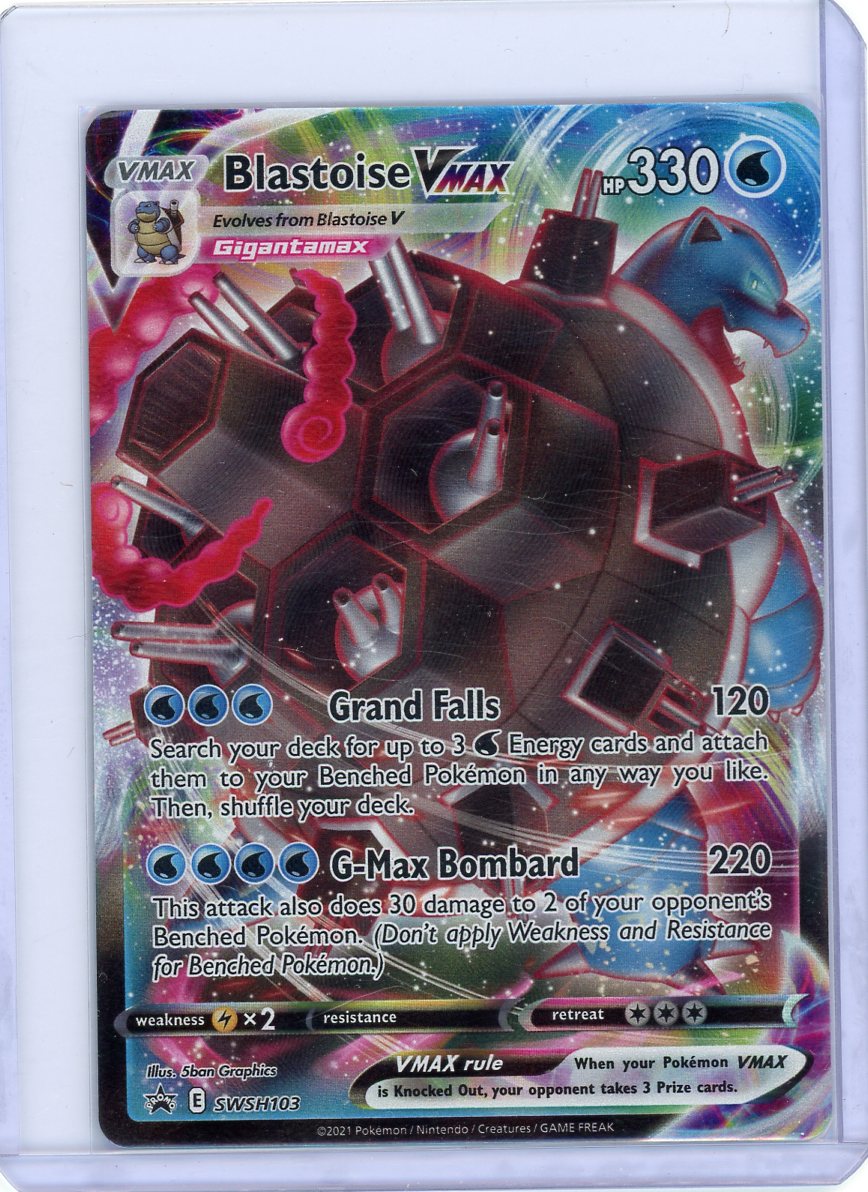 Blastoise VMAX - SWSH103 - SWSH: Sword & Shield Promo Cards