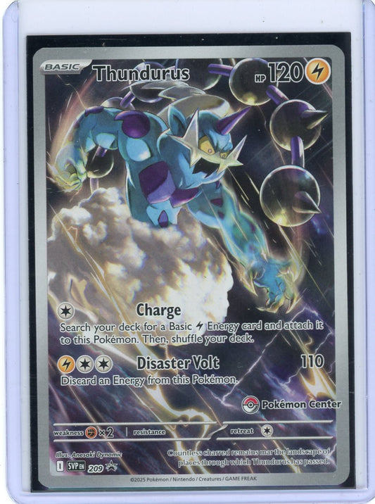 Thundurus - 209 (Pokemon Center Exclusive) - SV: Scarlet & Violet Promo Cards