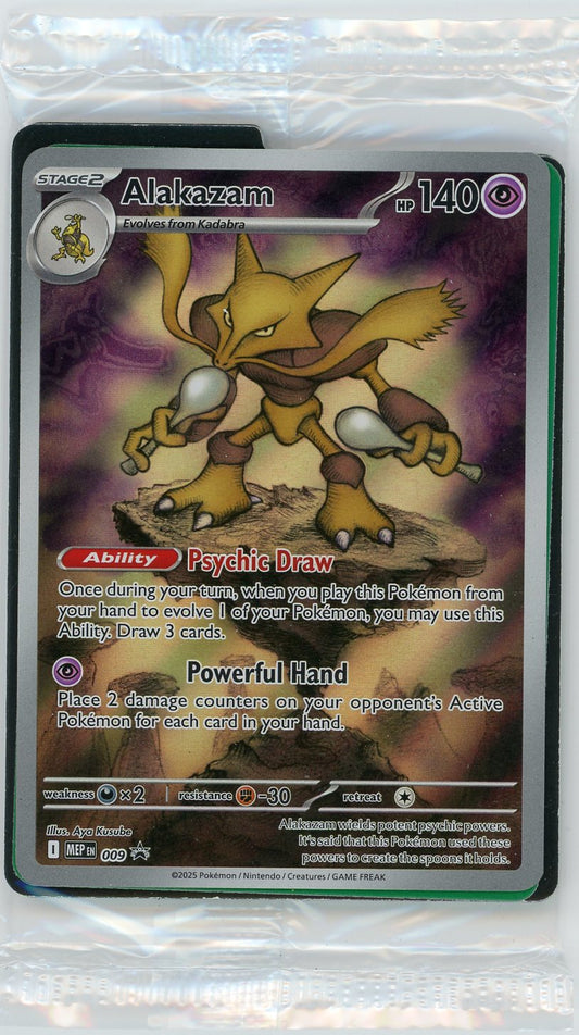 Alakazam - 009 - ME: Mega Evolution Promo (Sealed)