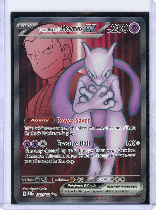 Team Rocket's Mewtwo ex - 213/182 - SV10: Destined Rivals