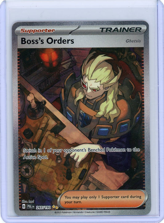 Boss's Orders - 265/193 - SV02: Paldea Evolved
