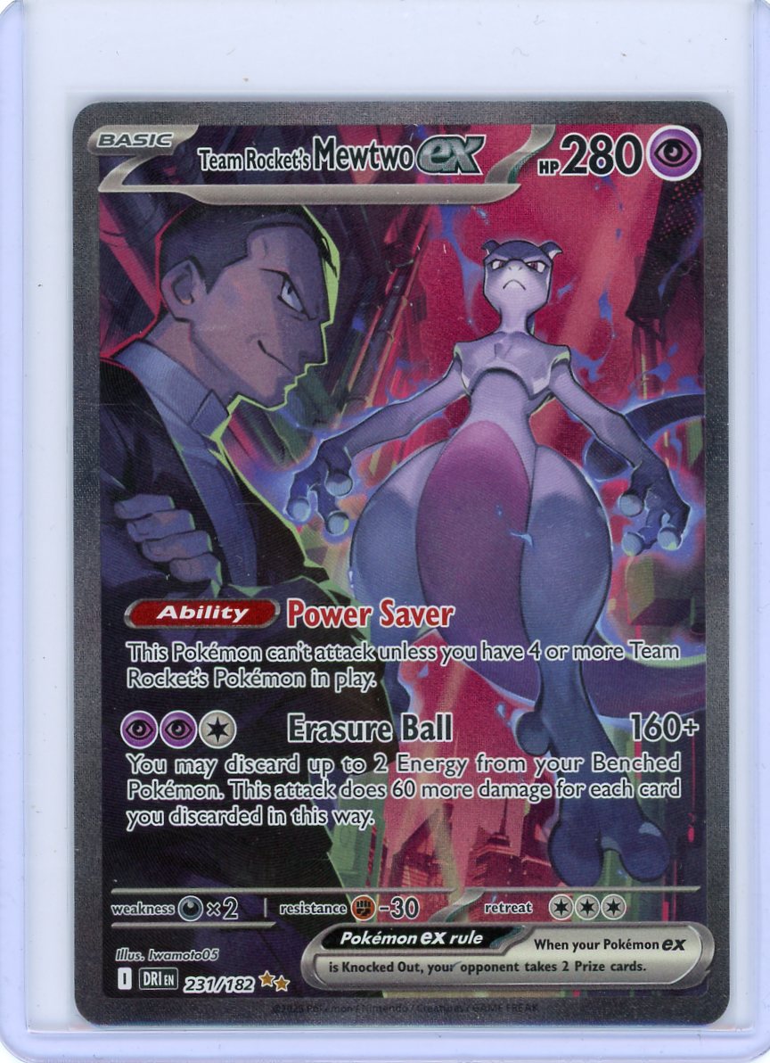 Team Rocket's Mewtwo ex - 231/182 - SV10: Destined Rivals