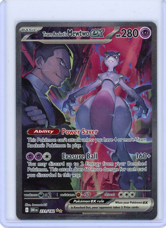 Team Rocket's Mewtwo ex - 231/182 - SV10: Destined Rivals