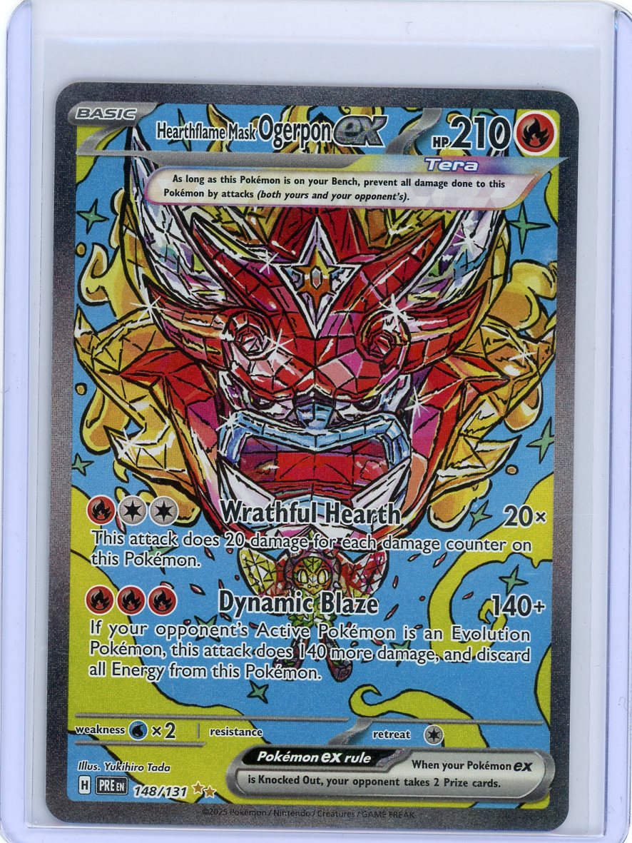 Hearthflame Mask Ogerpon ex - 148/131 - SV: Prismatic Evolutions