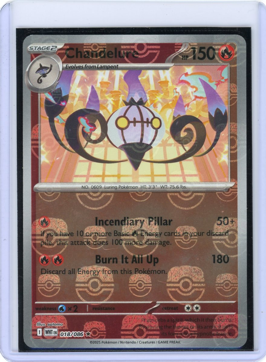 Chandelure (Master Ball Pattern) - SV: White Flare
