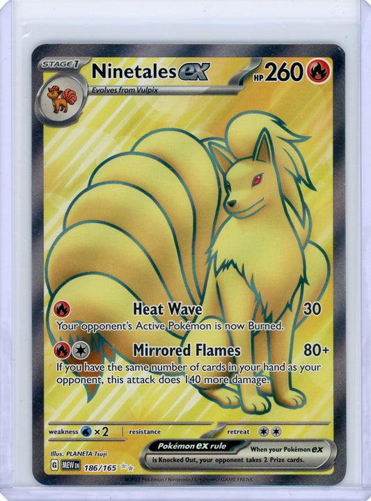 Ninetales ex - 186/165 - SV: Scarlet & Violet 151