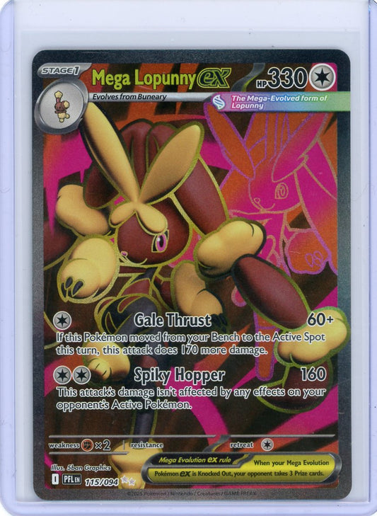 Mega Lopunny ex - 115/094 - ME02: Phantasmal Flames