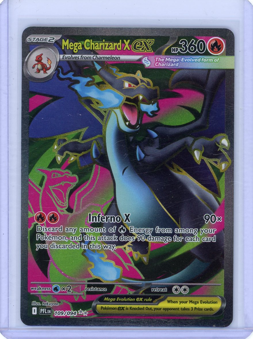 Mega Charizard X ex - 109/094 - ME02: Phantasmal Flames