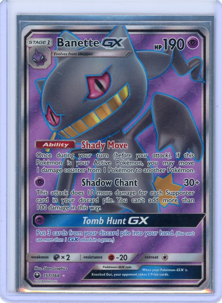 Banette GX (Full Art) - SM - Celestial Storm 157/168