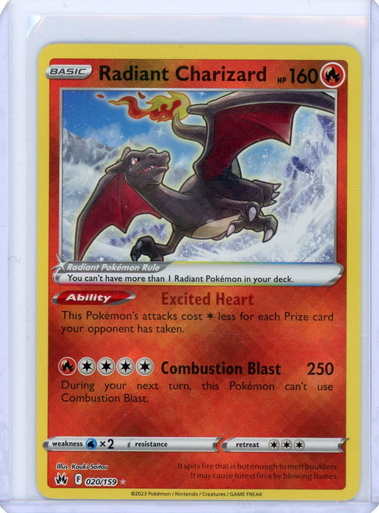 Radiant Charizard - Crown Zenith - 020/159