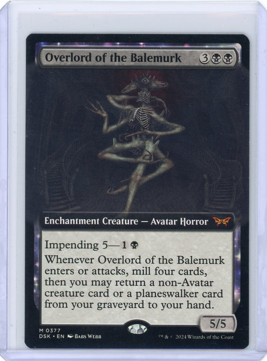 Overlord of the Balemurk (Extended Art) - Duskmourn: House of Horror
