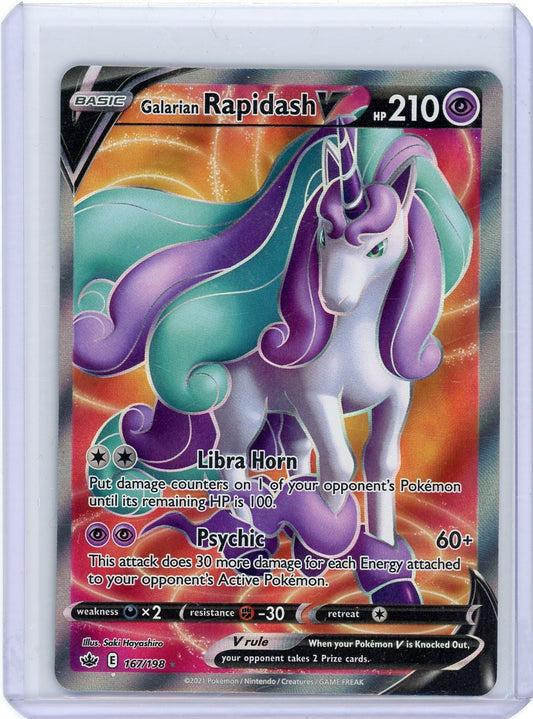 Galarian Rapidash V (Full Art) - SWSH06: Chilling Reign