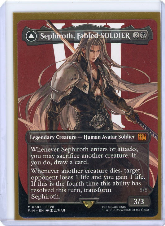 Sephiroth, Fabled SOLDIER (0382) (Borderless) - FINAL FANTASY