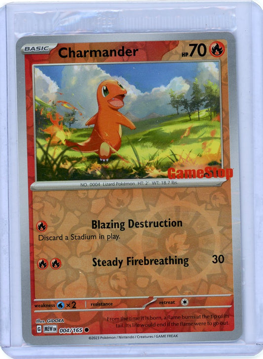 Charmander [GameStop] #4 Pokemon Scarlet & Violet 151