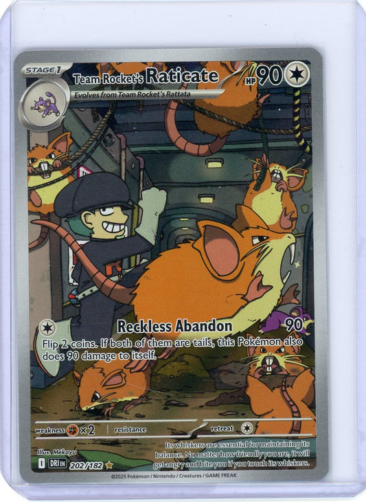Team Rocket's Raticate - 202/182 - SV10: Destined Rivals