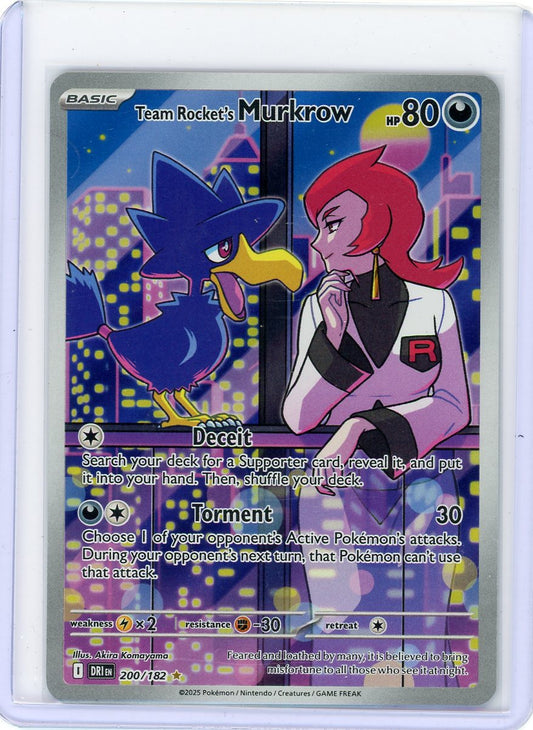 Team Rocket's Murkrow - 200/182 - SV10: Destined Rivals