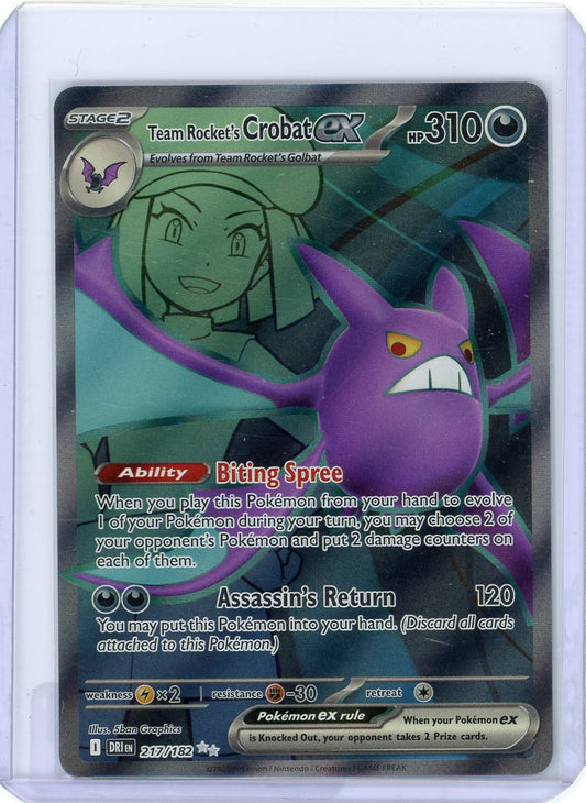 Team Rocket's Crobat ex - 217/182 - SV10: Destined Rivals