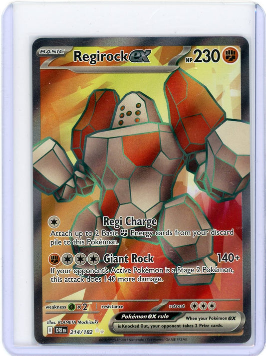 Regirock ex - 214/182 - SV10: Destined Rivals