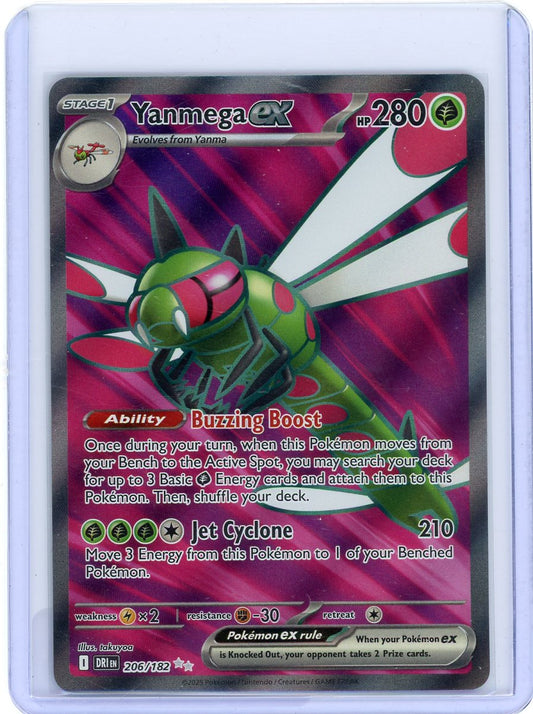 Yanmega ex - 206/182 - SV10: Destined Rivals