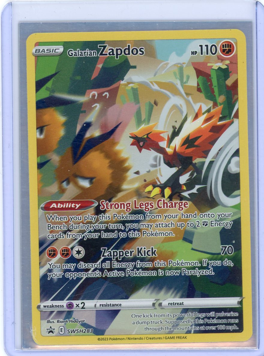 Galarian Zapdos - SWSH283 - SWSH: Sword & Shield Promo Cards