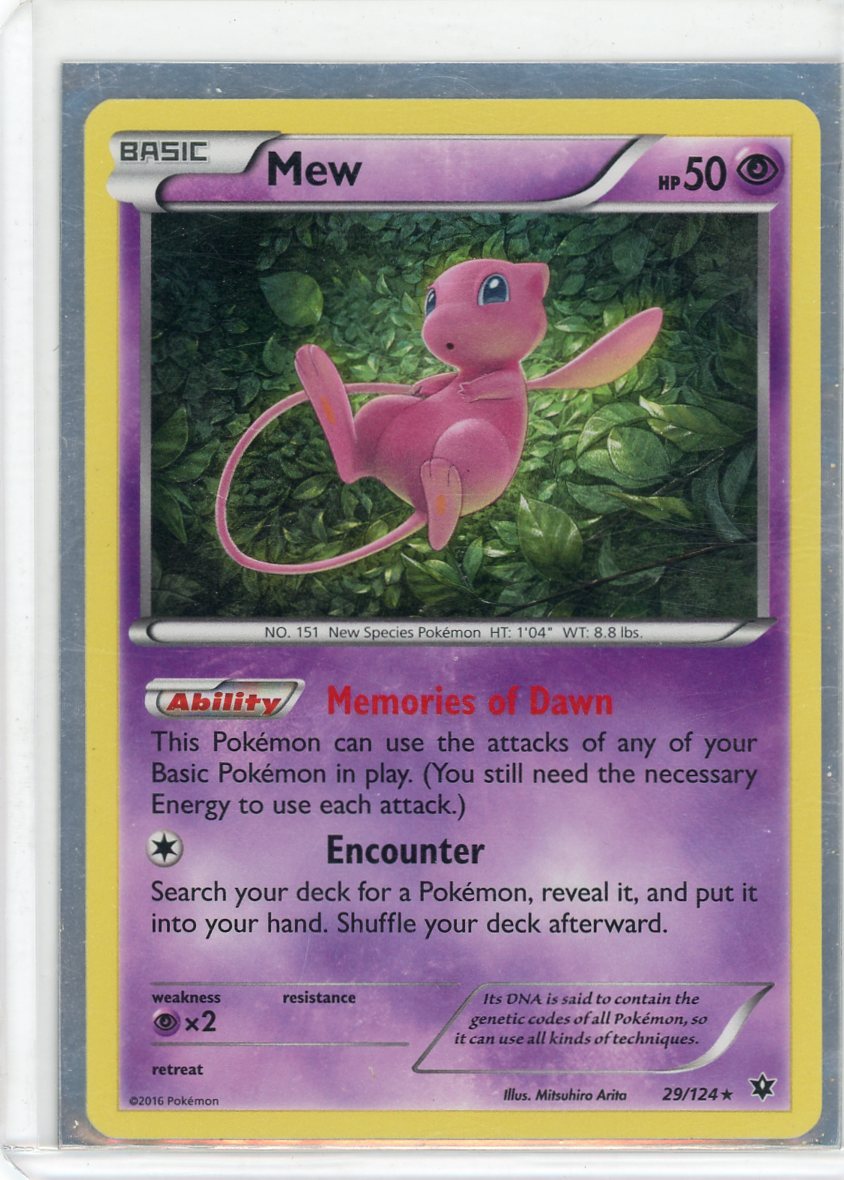 Mew - XY - Fates Collide 29/124 HOLO