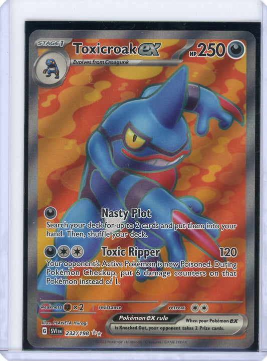 Toxicroak ex - 232/198 - SV01: Scarlet & Violet Base Set