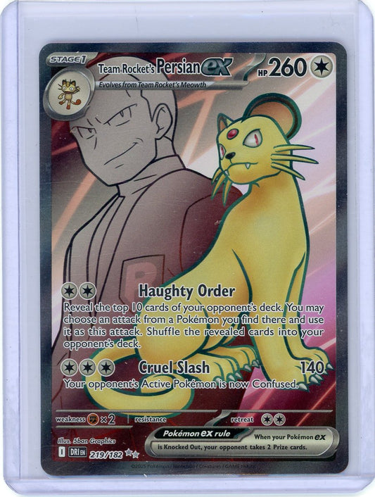 Team Rocket's Persian ex - 219/182 - SV10: Destined Rivals