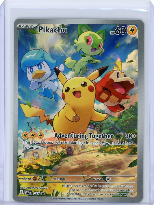 Pikachu - 027 - SV: Scarlet & Violet Promo Cards